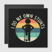 Ich mache meine eigenen Stunts Magnetkarte (Vorne/Hinten)