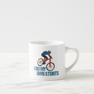 Ich Mache Meine Eigenen Stunts Mountainbiker Vinta Espressotasse
