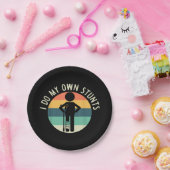 Ich mache meine eigenen Stunts Pappteller (Party)