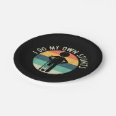 Ich mache meine eigenen Stunts Pappteller (Schrägansicht)