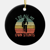 Ich mache meine ganze eigene stunstige, lustige Be Keramik Ornament (Vorne)