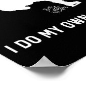 Ich mache meinen eigenen Stunckhockey-Hockey-Hocke Poster (Ecke)