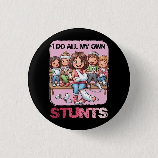 Ich mache meinen eigenen Stundenkrampen einen gebr Button (Vorderseite)