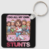 Ich mache meinen eigenen Stundenkrampen einen gebr Schlüsselanhänger (Rückseite)