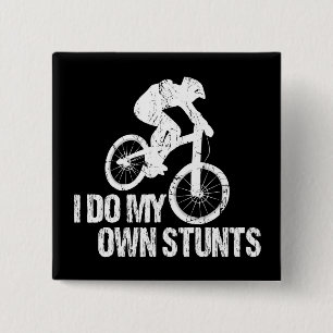 Ich mache meinen eigenen Stunts-Abfahrts-Biken-Fun Button