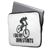 Ich mache meinen eigenen Stunts-Abfahrts-Biken-Fun Laptopschutzhülle (Vorderseite Links)