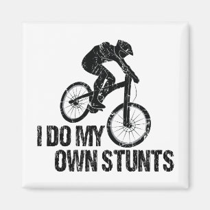 Ich mache meinen eigenen Stunts-Abfahrts-Biken-Fun Magnet