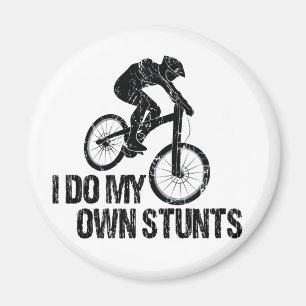 Ich mache meinen eigenen Stunts-Abfahrts-Biken-Fun Magnet