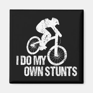 Ich mache meinen eigenen Stunts-Abfahrts-Biken-Fun Magnet