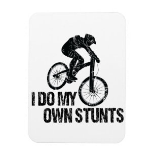 Ich mache meinen eigenen Stunts-Abfahrts-Biken-Fun Magnet