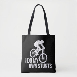 Ich mache meinen eigenen Stunts-Abfahrts-Biken-Fun Tasche