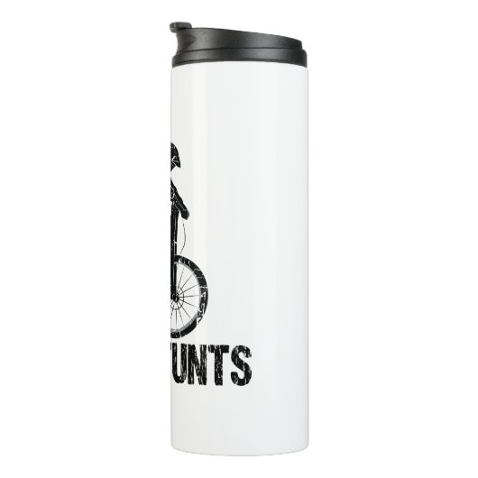 Ich mache meinen eigenen Stunts-Abfahrts-Biken-Fun Thermosbecher (Nach rechts gedreht)