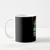 Ich mache meinen eigenen Stunts Retro Mountainbike Kaffeetasse (Links)