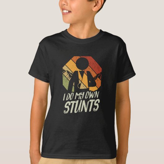 Ich mache meinen eigenen Stunts-Sportunfall T-Shirt (Vorderseite)
