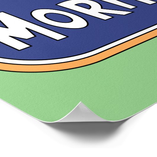 Ich mache Morgens nicht Poster (Ecke)