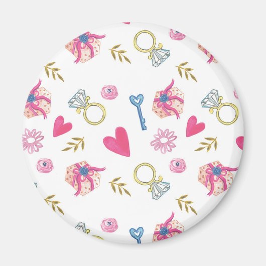 Ich mache Muster II Magnet (Vorne)