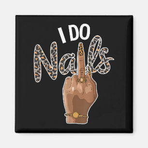 Ich mache Nägel Nail Boss Leopard Nageldesign-Stil Magnet