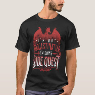 Ich mache Nebenquests als RPG-Spieler Videospiel T-Shirt