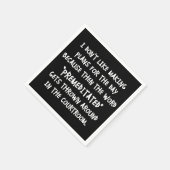 Ich mache nicht gerne Pläne Serviette (Ecke)