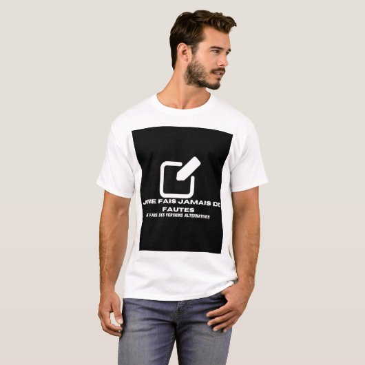 Ich mache nie Fehler T-Shirt (Vorne ganz)