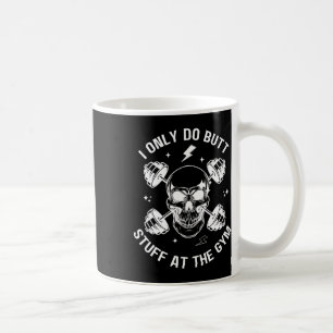 Ich mache nur Hintern im Gymnastikelett Kaffeetasse