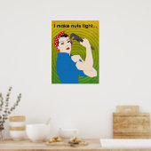 Ich mache Nüsse eng... Poster (Küche)