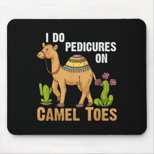 Ich mache Pedis an Kamelzehen Kamel Abschleppen Wü Mousepad