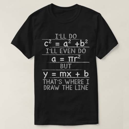 Ich mache Pythagorean Theorem Mathe Funny T - Shir T-Shirt (Design vorne)