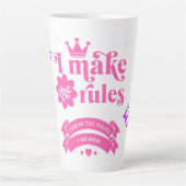 Ich mache Regeln - Mama | Milchtasse (Vorderseite)