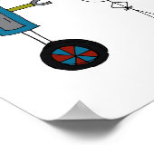 Ich mache Roboter (Junge) Poster (Ecke)