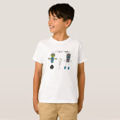 Ich mache Roboter (Junge) T-Shirt (Vorne ganz)