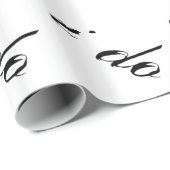 Ich mache Schwarz auf Weiß Geschenkpapier (Rolleneckpunkt)