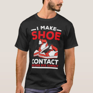 Ich mache Showkontakt, bevor ich den Augenkontakt T-Shirt