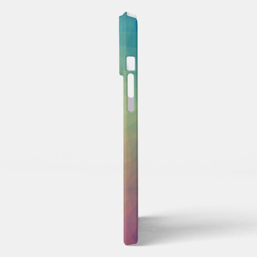 Ich mache String Hübsch Crafts Rainbow Geometric iPhone Hülle (Linke Seite)