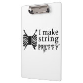 Ich mache String Hübsch - Handwerk und Garn Klemmbrett (Links)