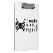 Ich mache String Hübsch - Handwerk und Garn Klemmbrett (Rechts)