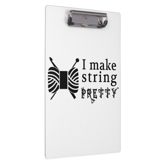 Ich mache String Hübsch - Handwerk und Garn Klemmbrett (Rechts)
