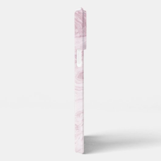 Ich mache String Hübsche Handwerkskunst rosa Marmo iPhone Hülle (Rechte Seite)