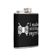 Ich mache String-Hübsches Handwerk {Dark} Flachmann (Rechts)