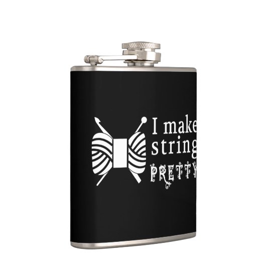 Ich mache String-Hübsches Handwerk {Dark} Flachmann (Rechts)