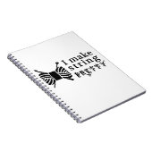 Ich mache String Hübsches Handwerk und Garne Notizblock (Rechte Seite)