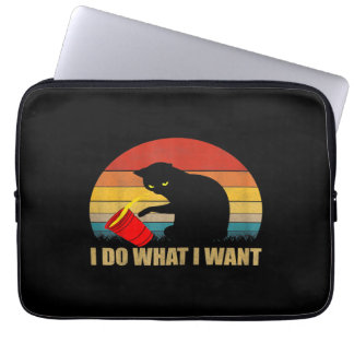 Ich mache, was ich Katze in Shirt ds gewollt habe4 Laptopschutzhülle