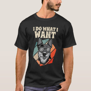 Ich mache was ich will Australian Cattle Dog I Blu T-Shirt