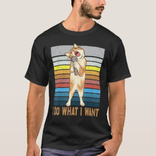 Ich mache was ich will  Black Cat  2 T-Shirt