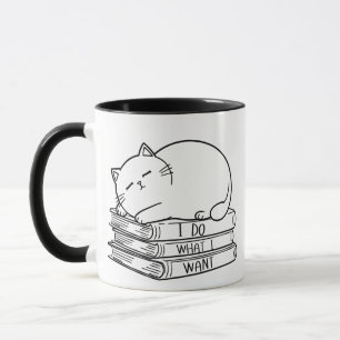 Ich mache was ich will Fett Lustiges Zitat-Design Tasse