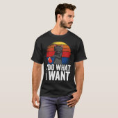 Ich mache was ich will Katze Bekleidung T-Shirt (Vorne ganz)