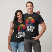 Ich mache was ich will Katze Bekleidung T-Shirt (Unisex)