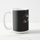 Ich mache, was ich will Katze Typografie Kaffeetasse (Links)