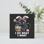 ich mache was ich will Ostern Katze (Stehend Vorderseite)