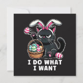 ich mache was ich will Ostern Katze (Rückseite)
